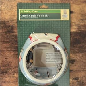 HOLIDAY TIME Snowman Candle Warmer Skirt